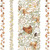 Dear Stella Fabrics Count on Me Nina Stajner White Woodland Friends Stripe