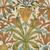 FreeSpirit Fabrics Buttermere William Morris & Co Woodland Weeds Multi, floral and botanical pattern fabric with yellow, green, orange, and blue flowers and leaves on a cream background.