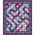 In The Beginning Evanescence by Jason Yenter Purple Gemstones Quilt Kit
