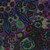 Free Spirit Fabrics Kaffe Fassett 2016 Collective Mille Fiori Dark