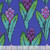 Kaffe Fassett Collective for FreeSpirit Fabrics February 2026 by Kaffe Fassett Hyacinth Blue