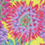 Kaffe Fassett Collective for FreeSpirit Fabrics February 2026 by Philip Jacobs Cactus Dahlia Spring, vibrant floral fabric pattern featuring colorful dahlias in pink, purple, blue, and green on a bright yellow background.