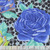 Kaffe Fassett Collective for FreeSpirit Fabrics February 2026 by Philip Jacobs Rose Bloom Blue, fabric design featuring vibrant blue and yellow roses with green leaves on a black background with small white floral patterns.