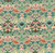 FreeSpirit Fabrics Bedford Park Cotton Lawn by William Morris Mini Strawberry Thief Mineral, intricate floral and bird pattern in pink, green, blue, and orange tones.