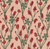 FreeSpirit Fabrics Bedford Park Cotton Lawn by William Morris Monkshood Fuchsia, botanical floral fabric with red monkshood flowers and green leaves on a soft pink background.