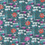 FreeSpirit Fabrics Colori by EstŽ MacLeod Waves Teal