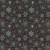 Henry Glass Fabrics Hollyville Manor Navy Blue Snowflakes, fabric with navy blue background and light blue snowflake pattern.