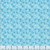 AE Nathan Fabrics Comfy Flannel Prints Blue Bubbles, close-up of a fabric with a pattern of blue bubbles on a light blue background.
