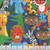 AE Nathan Fabrics Comfy Flannel Prints Navy Jungle Animals
