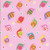 AE Nathan Fabrics Comfy Flannel Prints Pink Snails