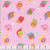 AE Nathan Fabrics Comfy Flannel Prints Pink Snails