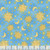 AE Nathan Fabrics Comfy Flannel Prints Yellow Blue Stylized Suns