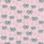 AE Nathan Fabrics Comfy Flannel Prints Pink Grey Puffy Sheep