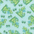 AE Nathan Fabrics Comfy Flannel Prints Aqua Blue Green Dragons