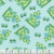 AE Nathan Fabrics Comfy Flannel Prints Aqua Blue Green Dragons