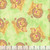 AE Nathan Fabrics Comfy Flannel Prints Green Yellow Lions