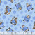 AE Nathan Fabrics Comfy Flannel Prints Blue Snow Men
