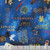 Benartex Harry Potter Blue Magic Words Voldemort Hogwarts 108 Inch Wide Quilt Back