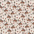 In The Beginning Fabrics Southwest Minis by Jason Yenter Cream Orange Cowboys Bucking Broncos, desert-themed fabric with cowboys riding bucking broncos, cacti, cowboy hats, boots, horseshoes, and stars on a cream background.