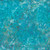 Wilmington Prints Fabrics Desert Blossom Batiks Leaves Aqua Blue, batik fabric with a leaf pattern in shades of aqua blue and green.