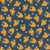 Benartex Fabrics Prairie Chicks Cheryl Haynes Prairie Hive Dark Blue