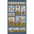 Benartex Fabrics Prairie Chicks Cheryl Haynes Prairie Chicks Panel Blue Multi