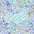 Timeless Treasures Fabrics Escapade Blue Packed Metallic Hydrangea
