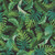 Benartex Fabrics Paradise 108 Inch Wide Quilt Back Nicole Decamp Leaves of Paradise Black