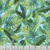 Benartex Fabrics Paradise Awaits Nicole Decamp Leaves of Paradise Blue Green