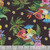 Benartex Fabrics Paradise Awaits Nicole Decamp Tropical Punch Black