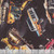 Hoffman Fabrics Hammer Down Black Work Trucks Front End Loader F-150 Fork Lift Dump Truck