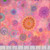Clothworks Fabrics Lily Pond by Sue Zipkin Pink Mandalas