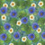 Clothworks Fabrics Lily Pond by Sue Zipkin Blue Mixed Lilies