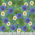 Clothworks Fabrics Lily Pond by Sue Zipkin Blue Mixed Lilies