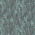 Clothworks Fabrics Night Whispers Teal Blue Feathers, detailed pattern of teal and blue feathers with intricate dot and stripe accents.
