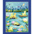 Clothworks Fabrics Suzy Bee Pauls Pond Blue Fabric Panel 36