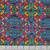 Quilting Treasures Fabrics Radiant Reflections Teal Blue Yellow Stained Glass Window 108 Inch Wide Quilt Backing