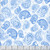Wilmington Prints Fabrics Blissful Blues Jennifer Pugh  Paisley Toss White