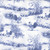 Wilmington Prints Fabrics Country Blue Susan Winget Rooster Toile White Dark Blue