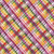 Wilmington Prints Fabrics Dahlia Botanica Nancy Mink Diagonal Plaid Multi