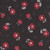 Wilmington Prints Fabrics Scarlet Dreams Beth Grove Medium Floral Toss Black
