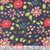 Moda Fabrics Delightfully Yours Sherri & Chelsi Navy Blue Garden Flowers