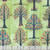 Benartex Fabrics Farm Feathered Folk  Nicole Decamp Folklore Forest Green