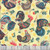 Benartex Fabrics Farm Feathered Folk  Nicole Decamp Feathered Friends Yellow