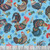 Benartex Fabrics Farm Feathered Folk  Nicole Decamp Feathered Friends Sky Blue