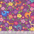 Benartex Fabrics Cheeto's World  Kimberly Einmo Cheeto and Friends Purple
