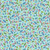Benartex Fabrics Cheeto's World  Kimberly Einmo Scattered Leaves Sky