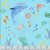 Benartex Fabrics Swim With Me  Kanvas Studio Ocean Life Turquoise