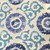 Waverly Fabrics Origins Luna Blue Cream Suzani Blooms Linen