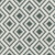 Waverly Fabrics Kelly Ripa Game On Ebony Black Cream Optical Woven Plaid, close-up of fabric showing a diamond-shaped plaid pattern in black, cream, and ebony colors.